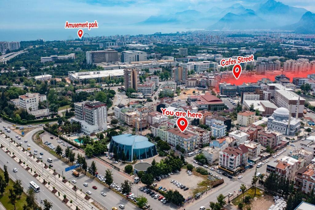 Appartement Konyaalti Sahiline Arac Ile 5 Dk Merkezi Konum '14'